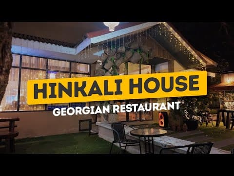 Hinkali House Georgian Restaurant video thumbnail